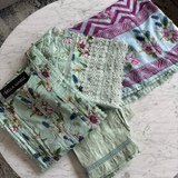 Sadabahaar Formal cotton 3 pc suit LN796