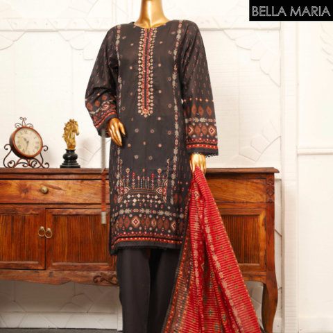 Sadabahaar Embroidered Lawn 3 pc suit LN780