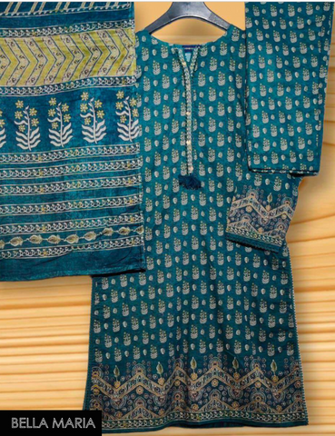 Sadabahaar Printed Cotton Lawn 3 pc suit LN736J