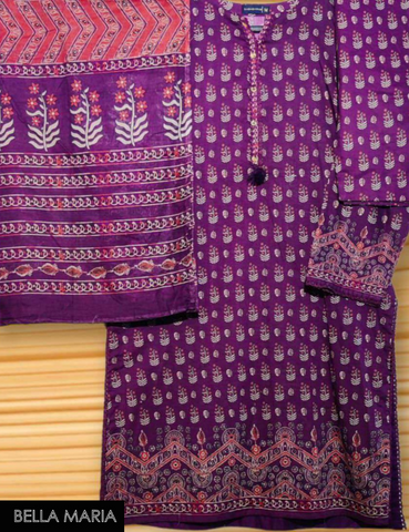 Sadabahaar Printed Cotton Lawn 3 pc suit LN736I