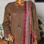 Sadabahaar Formal cotton 3 pc suit MFL109