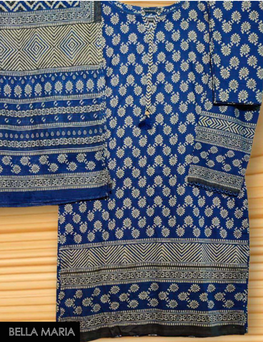 Sadabahaar Printed Cotton Lawn 3 pc suit LN736F