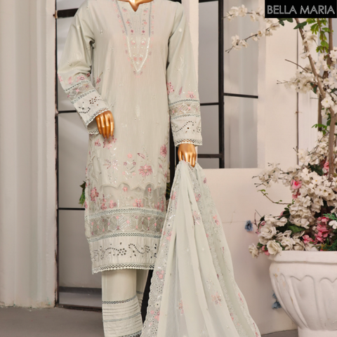 Sadabahaar Formal cotton 3 pc suit MFL102