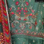 Sadabahaar Embroidered Lawn 3 pc suit LN793