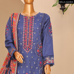 Sadabahaar Embroidered Lawn 3 pc suit LN794