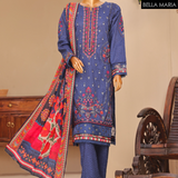 Sadabahaar Embroidered Lawn 3 pc suit LN794