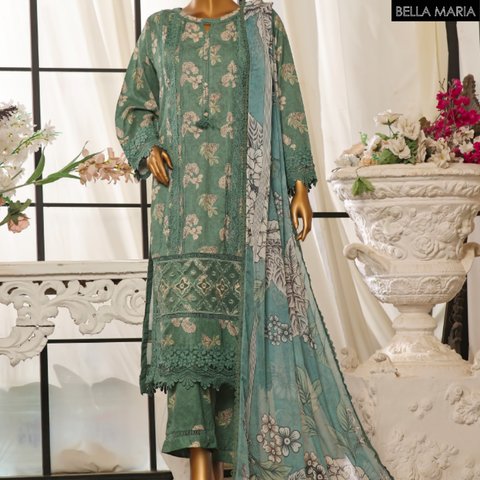 Sadabahaar Formal cotton 3 pc suit LN798