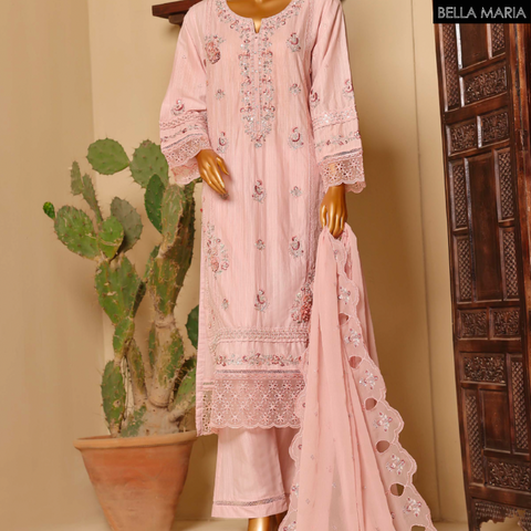 Sadabahaar Formal cotton 3 pc suit MFL117