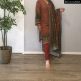 Bin Saeed Khaddar Winter Wear Suit #35