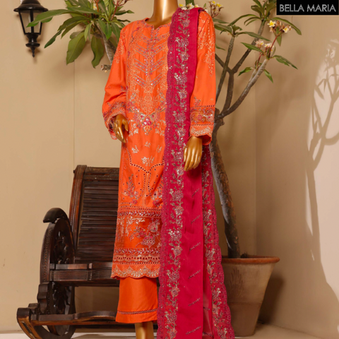 Sadabahaar Formal cotton 3 pc suit MFL119