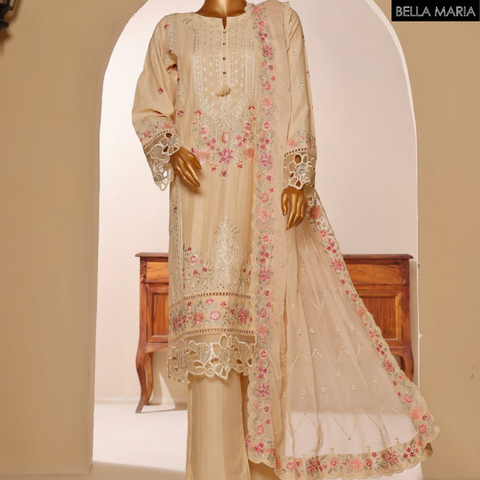 Sadabahaar Formal cotton 3 pc suit MFL123