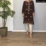 Sadabahar Velvet kurti C