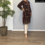 Sadabahar Velvet kurti C