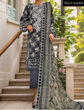 Sadabahaar Embroidered Lawn 3 pc suit LN254