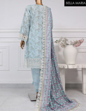 Sadabahaar Embroidered Lawn 3 pc suit LN257