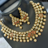 Real Kundan Necklace Set #9
