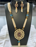 Real Kundan Necklace Set #4