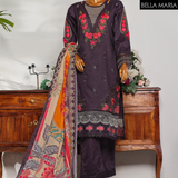 Sadabahaar Formal cotton 3 pc suit MFL107