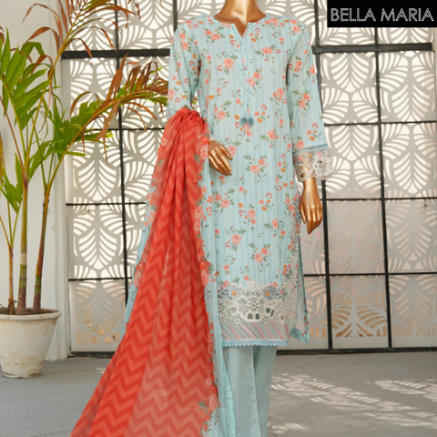 Sadabahaar Cutwork Lawn 3 pc suit LN783