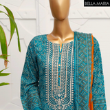 Sadabahaar Bandhani Lawn 3 pc suit LN782