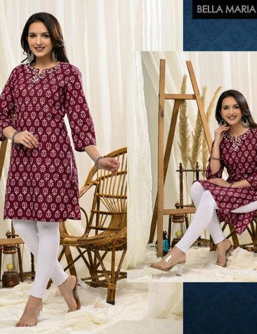 Casual Cotton Kurti SIJ061G