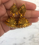 Jhumka with pearls