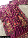 Bin Saeed Embroidered Silk Kurti PKBS SHIRT 38 #13